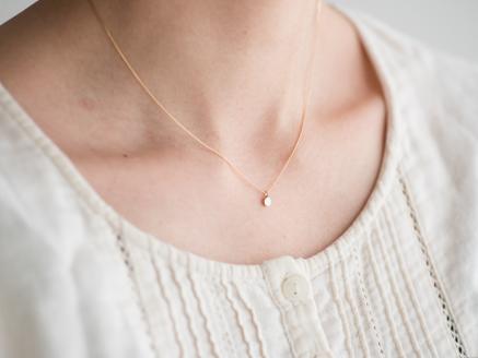 ネックレス K10 七宝 ホワイト ゴールド Kenichi Kondo K10 七宝 ホワイト