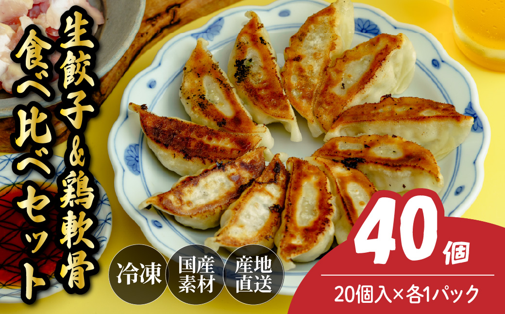 鶏軟骨餃子/本格生餃子セット 40個