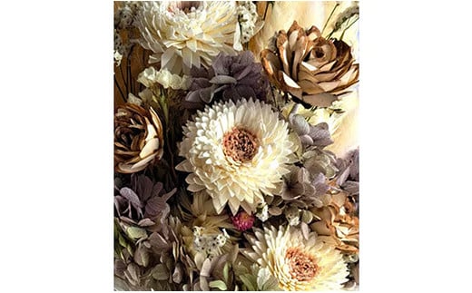 ドライフラワースワッグ - ドライフラワー ソラフラワー スワッグ 白 花束 壁掛け インテリア ご自宅用 ギフトお祝い 贈り物 埼玉県 幸手市