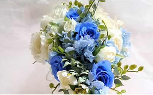 キャスケードブーケ - アーティシャルフラワー プリザードフラワー ブーケ キャスケードブーケ 花 華やか インテリア ご自宅用 ギフトお祝い 贈り物 埼玉県 幸手市