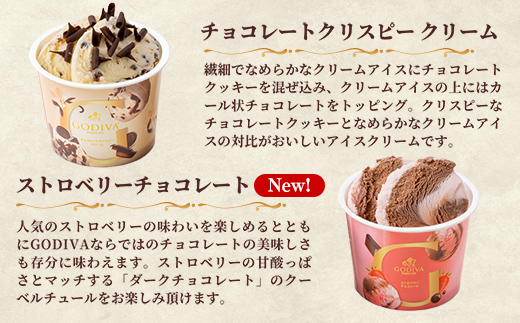 【ゴディバ】GODIVA アイスコレクション 6種 10個 - 新フレーバー追加 贅沢 ご褒美 アイスクリーム 贈り物 夏 お菓子 スイーツ お取り寄せ チョコレートアイス チョコアイス ダークチョコ ミルクチョコ クリスピー バニラ ヘーゼルナッツ ストロベリーチョコレート GODIVA godiva 埼玉県 幸手市 10個　¥20,000