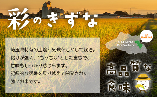 ＜令和7年産＞「彩のきずな・彩のかがやき」10kg(5kg×2袋・精米)　【11246-0283】