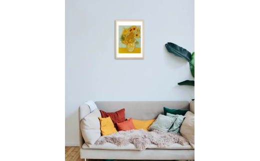 版画 絵画 名画 ひまわり(1888) フィンセント・ファン・ゴッホ 　LL 【11246-0287】