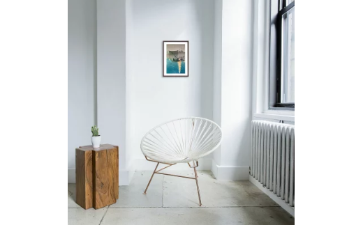 版画 絵画 名画 日本画 瀬戸内海集 光る海 吉田博  S 【11246-0291】