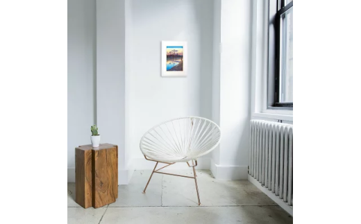 川瀬巴水 日本画 版画 絵画 名画 西伊豆木負 (にしいずきしょう） LL 【11246-0296】