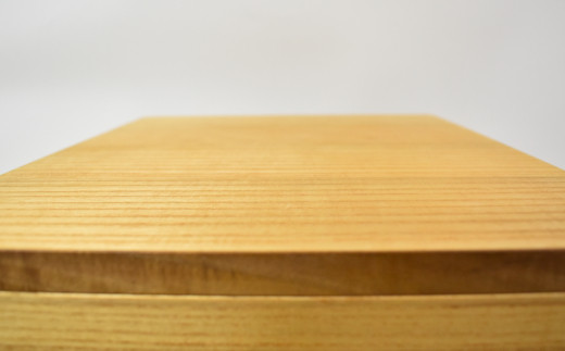 熟練桐たんす職人が手作りした三段小引出（柾目・特上品）（オイル塗装メイプル）　【11246-0121】