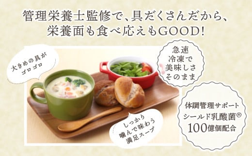 【定期便4ヶ月】具だくさん食べるスープBセット※離島への配送不可※着日指定不可 FAA-070