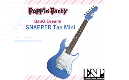 BanG Dream! SNAPPER Tae Mini ≪バンドリ！ ミニギター 花園たえ モデル≫ FAA-191