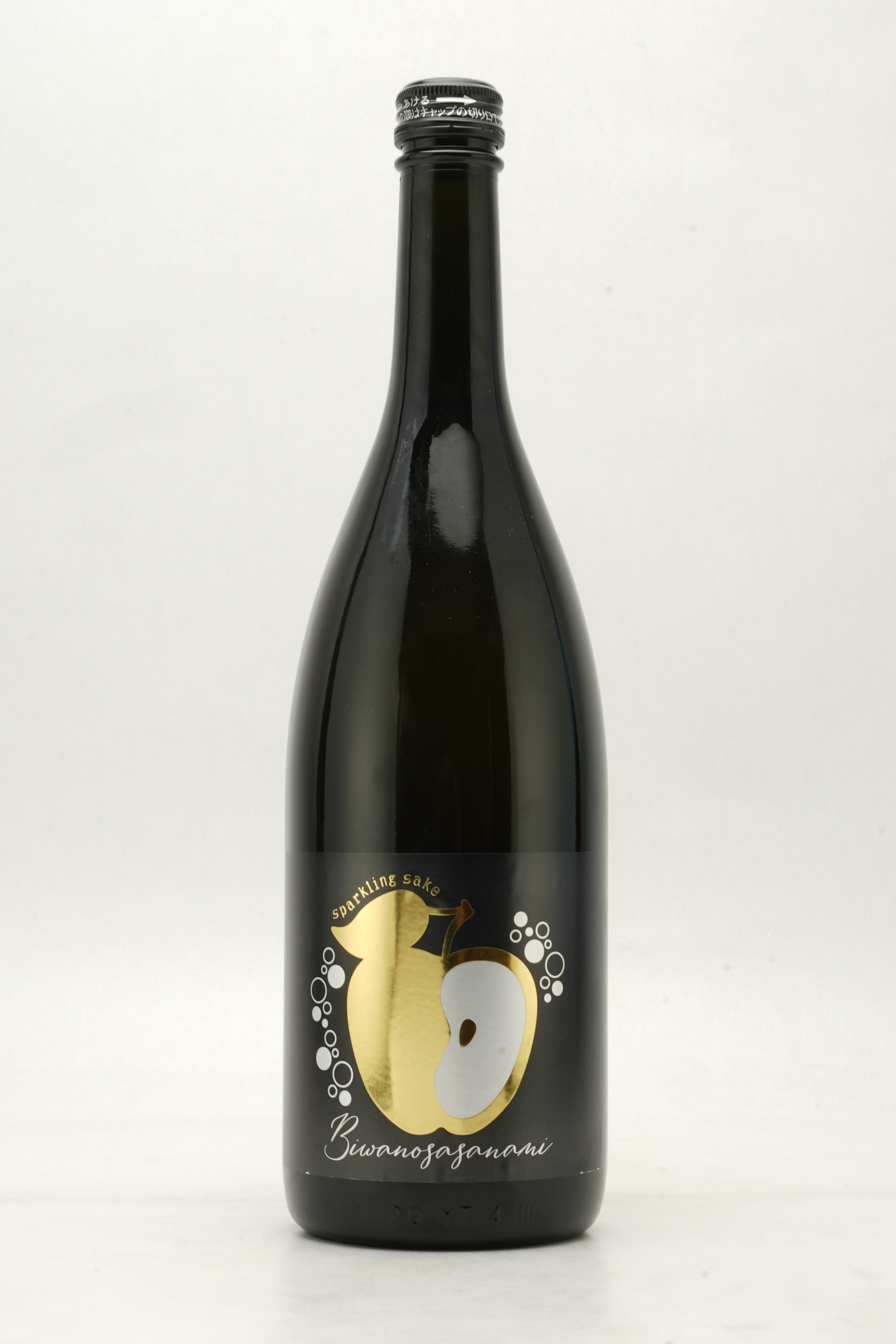 スパークリング日本酒　琵琶のささなみリンゴ印　720ml　1本