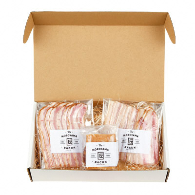 【無添加・無着色】MOROYAMA匠ベーコンセット(ブロック・スライス)