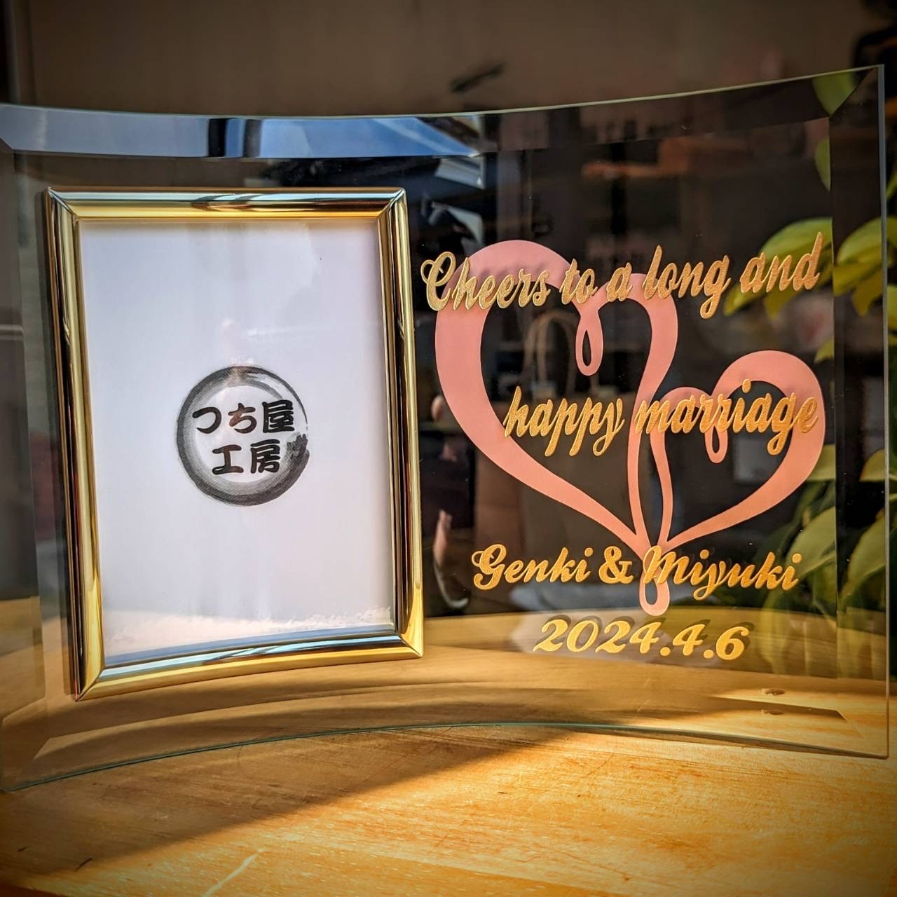 【出産祝いや各種お祝いに】オリジナルフォトフレーム