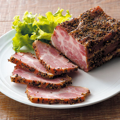 【定期便】子供に食べさせたい無添加ベーコン＆ハム＆パンチェッタ吊焼き 全3回　肉　定期便