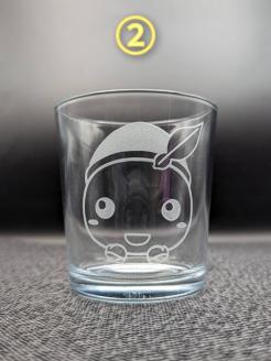 【毛呂山町マスコットキャラクター】もろ丸くんタンブラーグラス（２個セット）