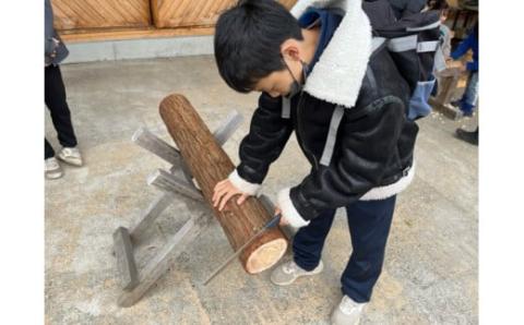 毛呂山町　親子で1日木こり体験
