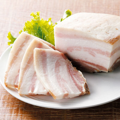 【定期便】子供に食べさせたい無添加ベーコン＆ハム＆パンチェッタ吊焼き 全3回　肉　定期便