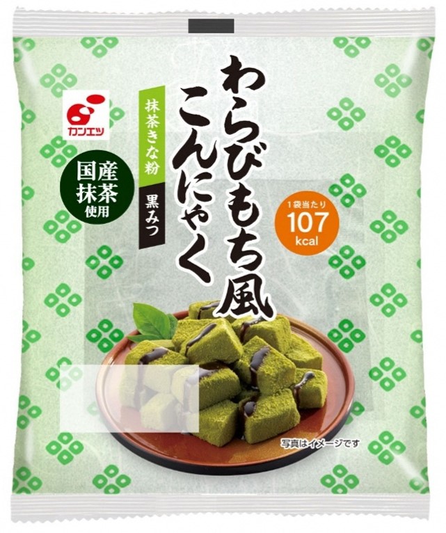 わらびもち風こんにゃく　抹茶　20食入