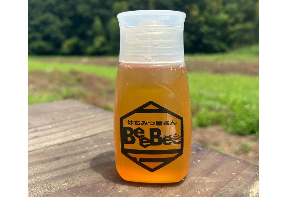 滑川町産完熟生はちみつ 百花蜜（非加熱蜂蜜） 300g×1個