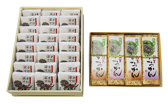 嵐山 史跡最中と芋ようかんセット