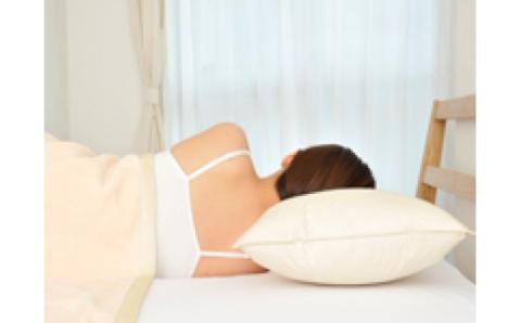 ちょっと高めの羽根枕