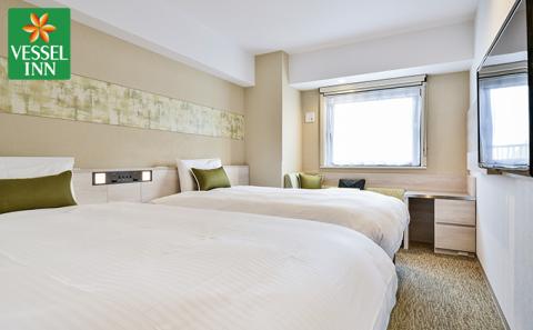 【旅行サイト平均評価4.7】千葉駅東口から徒歩5分の宿ベッセルイン千葉駅前ペア宿泊券【 ホテル 駅前 カップル ご夫婦 ご友人 サウナ 大浴場 朝食 充実 アメニティ 】