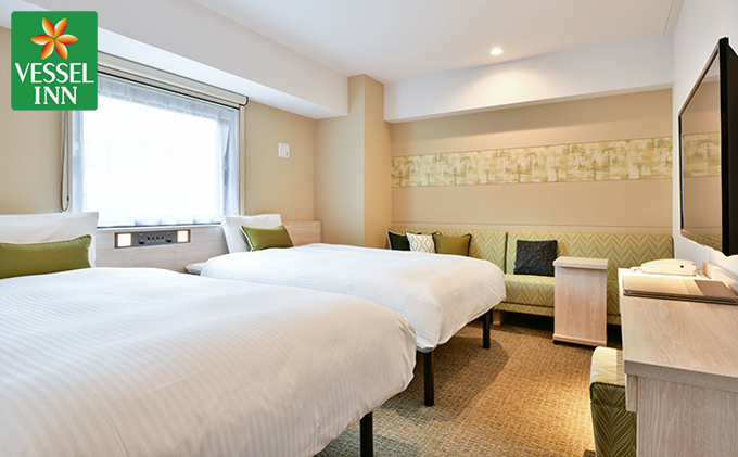 スーペリアツインルーム2名1泊朝食付の宿泊券【 ホテル 駅前 カップル ご夫婦 ご友人 サウナ 大浴場 朝食 充実 アメニティ 】