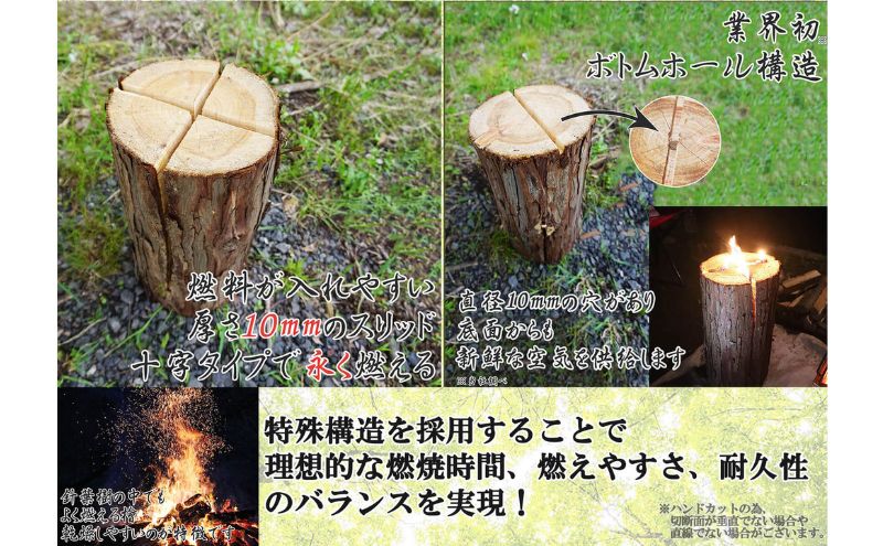 千葉県産ひのきスウェーデントーチ 3本 【BBQ キャンプ 桧 檜 ヒノキ 薪 燃料 スウェーデントーチ 】: 千葉市ANAのふるさと納税