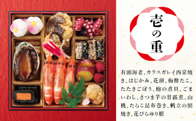 手詰め生おせち　寿