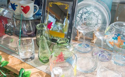 サンドブラスト体験（富士山グラス）【チケット 体験 記念 父の日 母の日】