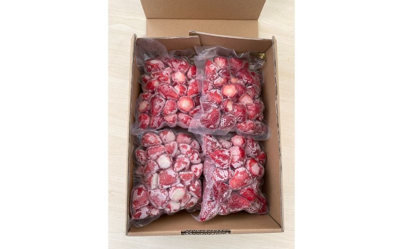 鮮度そのまま！！急速冷凍完熟いちご（紅ほっぺ）500g×4袋セット ふぁいんファーム