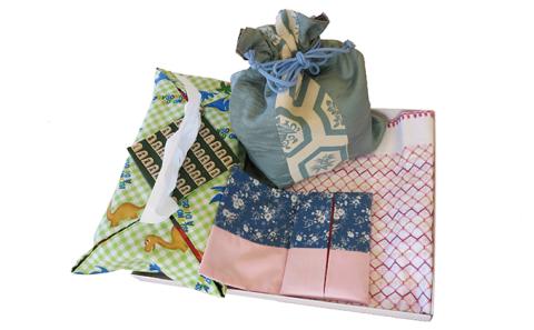 ティッシュボックスカバー等縫製品4点セット【 雑貨 日用品 縫製品 】