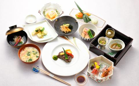 和か葉　季節の懐石料理　清水　2名様【 お食事券 チケット 懐石料理 四季折々 庭 日本料理 和か葉 奥座敷 2名 】