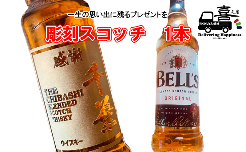 彫刻スコッチ（BELL'S）