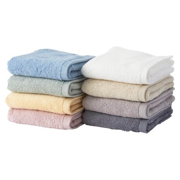 ホームコーディ 肌ざわりが選べるカラータオル フェイスタオル とてもやわらか グリーン×3