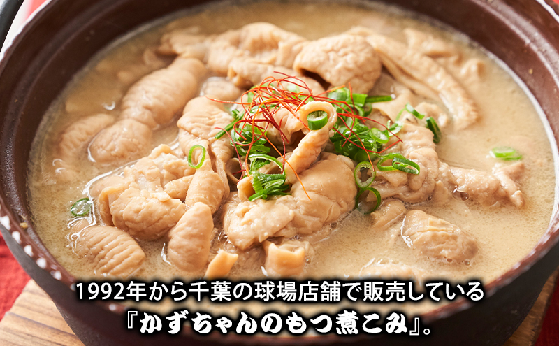 かずちゃんのもつ煮こみともつスタセット【700g×2袋，250g×4袋】惣菜 千葉県 千葉市 お取り寄せグルメ 球場グルメ 球場名物 おかず おつまみ 酒の肴 国産豚 ホルモン もつ 本格的