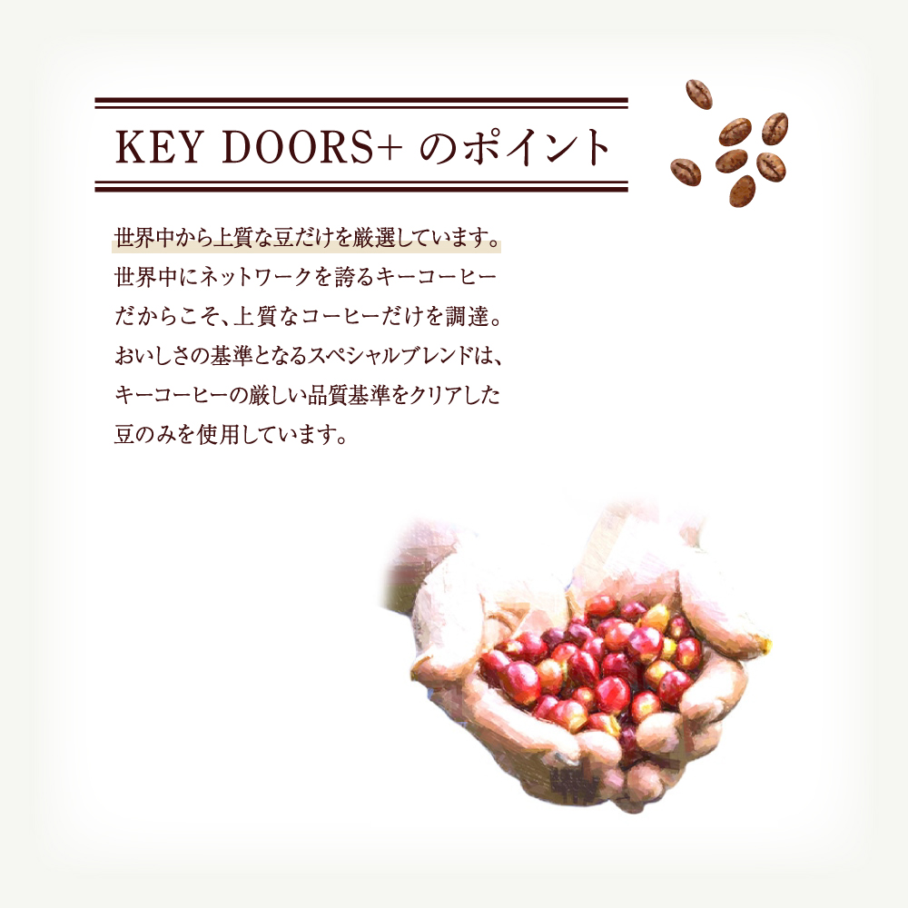 	キーコーヒー KEY DOORS+ スペシャルブレンド (VP) 180g 24袋 コーヒー 粉 ドリップ セット レギュラーコーヒー 真空パック