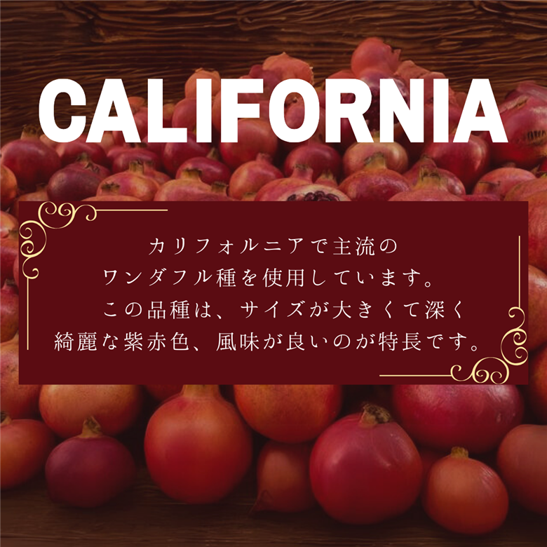 成城石井 カリフォルニア産ザクロ100%ジュース(C06)