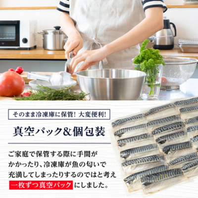 【訳あり】塩さば 20切れ 約2.2kg(個包装)【配送不可地域：離島】