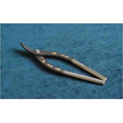 伝統的工芸品 金切りはさみ「君萬歳久光」 抉刃180mm