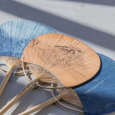 イノシシレザー房州うちわ-maiwai-