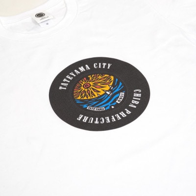 館山市 マンホールTシャツ 白 Sサイズ