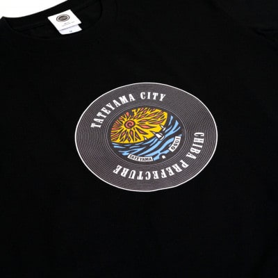 館山市 マンホールTシャツ 黒 Mサイズ