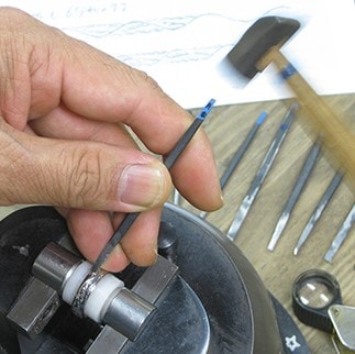 銀の笛　ホイッスルシルバーペンダント　ハワイアン(チェーン付き)