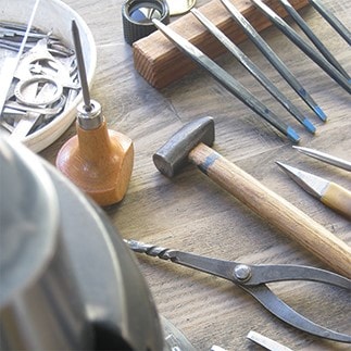 銀の笛　ホイッスルシルバーペンダント　小さめ　ハワイアン(チェーン付き)