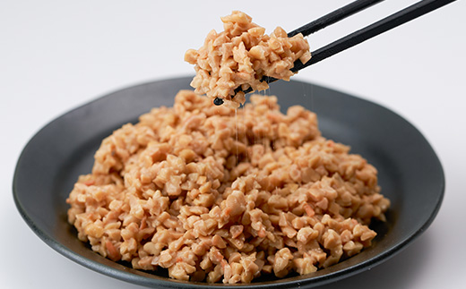 千葉の納豆職人が千葉県産大豆で作ったオール千葉「千葉県産挽きたて大豆ひきわり納豆」90g×6個入り【配送不可地域：離島】