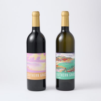 マシューズワイン　サザングレイス　赤白セット　(シラーズ/シャルドネ)各750ml×1本(計2本)【配送不可地域：離島】