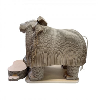 猫のおしゃれ爪とぎ「カリカリーナZOOらいおん」