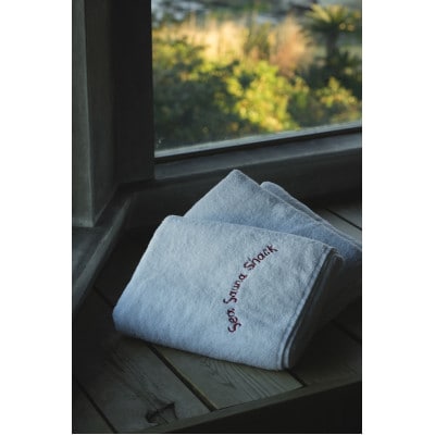 【Sea Sauna Shackオリジナル】バスタオル ホワイト