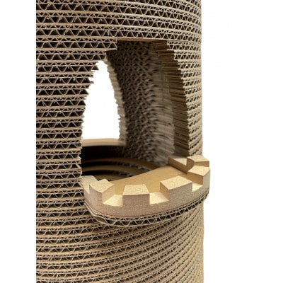 猫のおしゃれ爪とぎ「カリカリーナCastello」グランデ【複数個口で配送】