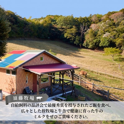 【新嘗祭奉納】須藤牧場の低温殺菌ノンホモ牛乳 900ml×2本【配送不可地域：離島】