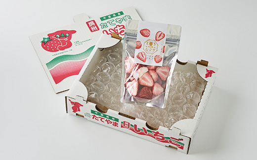 きざえむファームの南房総館山フリーズドライ いちご 1パック